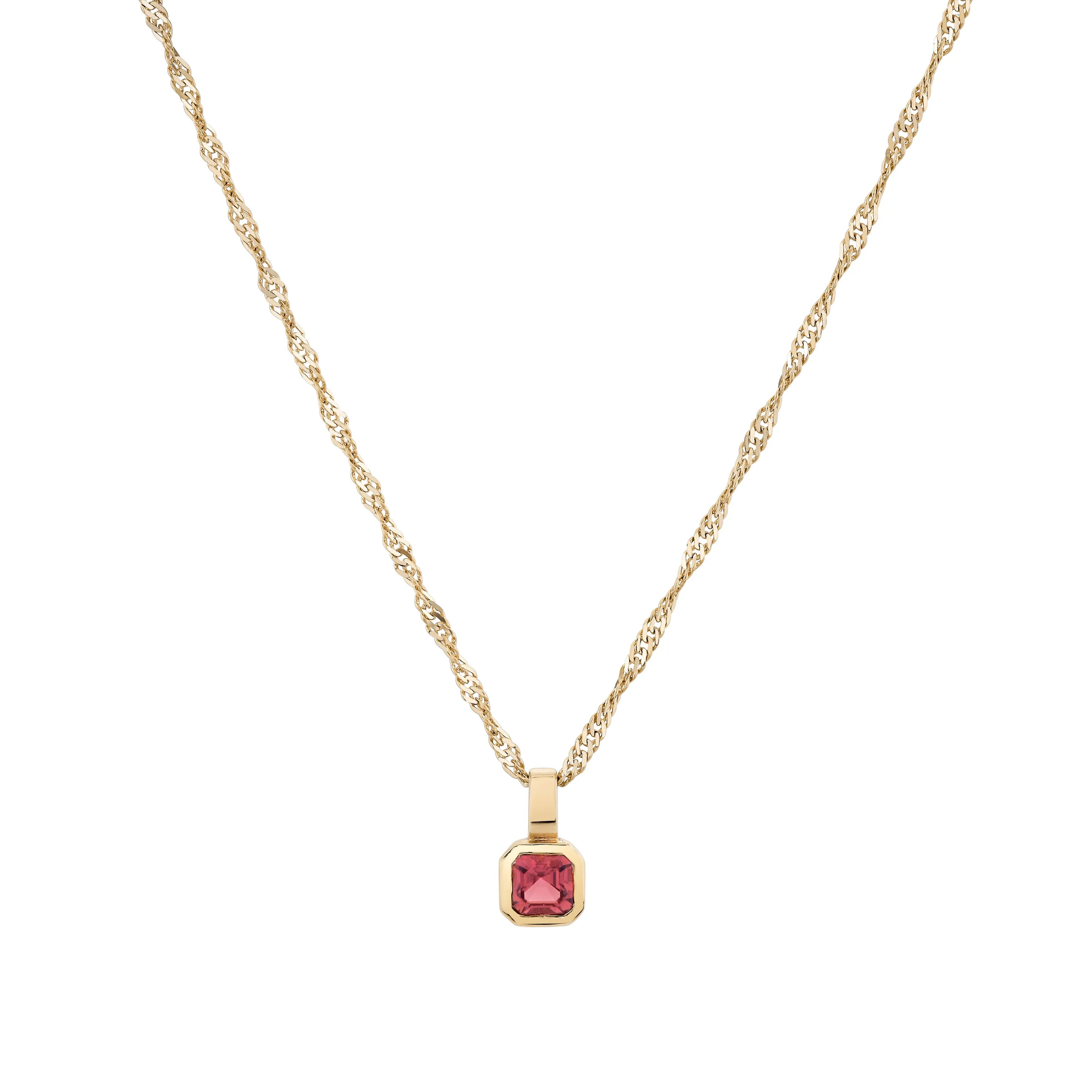 Petite Dahlia Asscher Charm