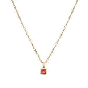 Petite Dahlia Asscher Charm