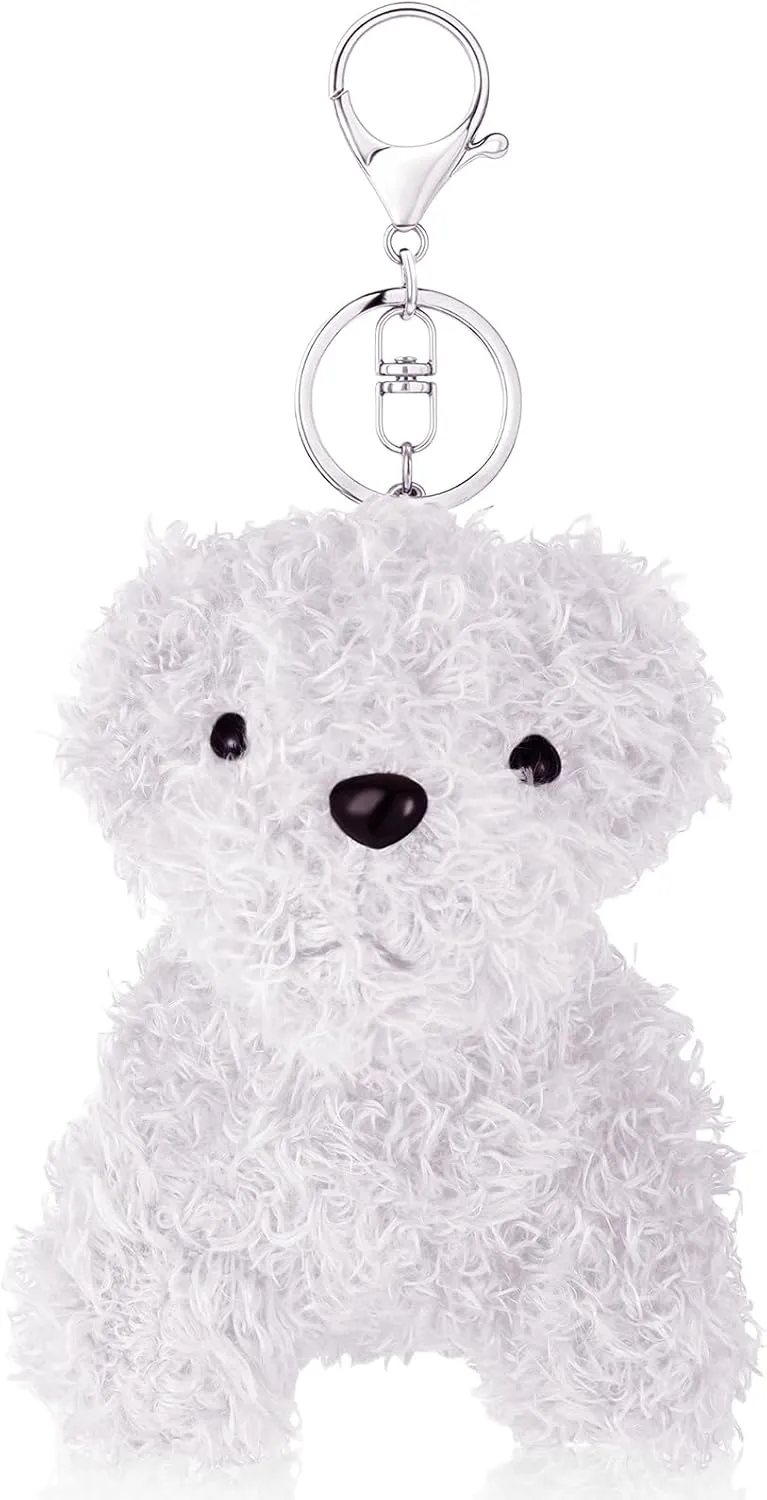 Plush Keychain Soft Stuffed Animal Keyring Small Key Chain for Men Women Bag Charm,Purse,Backpack,Handbag
