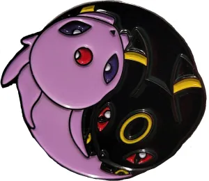 Pocket Monster Ying Yang Soft Enamel Pin