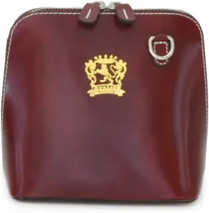 Pratesi Leather, Leather Bag for Women Volterra Radica Woman Clutches in cow leather - Radica Chianti