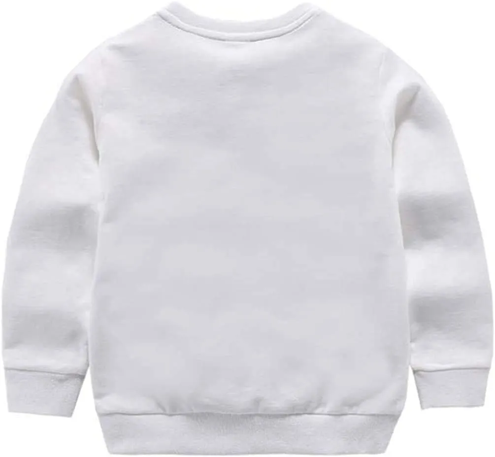 PTPuke Toddler Boys Girls Solid Cotton Thin Sweatshirt Long Sleeve top T-Shirts