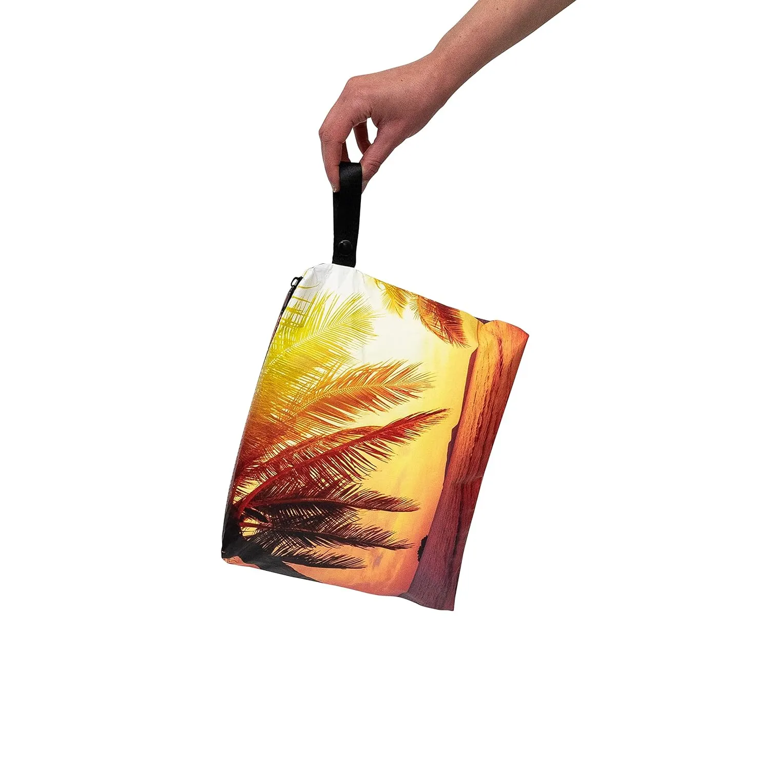 Rolling Nomad Tyvek Zippered Pouch, Wet Bikini Bag, Travel, Toiletry, Pool, Beach Essential, Waterproof, Summer Must Haves, 11.5x8.5x2 (Medium)