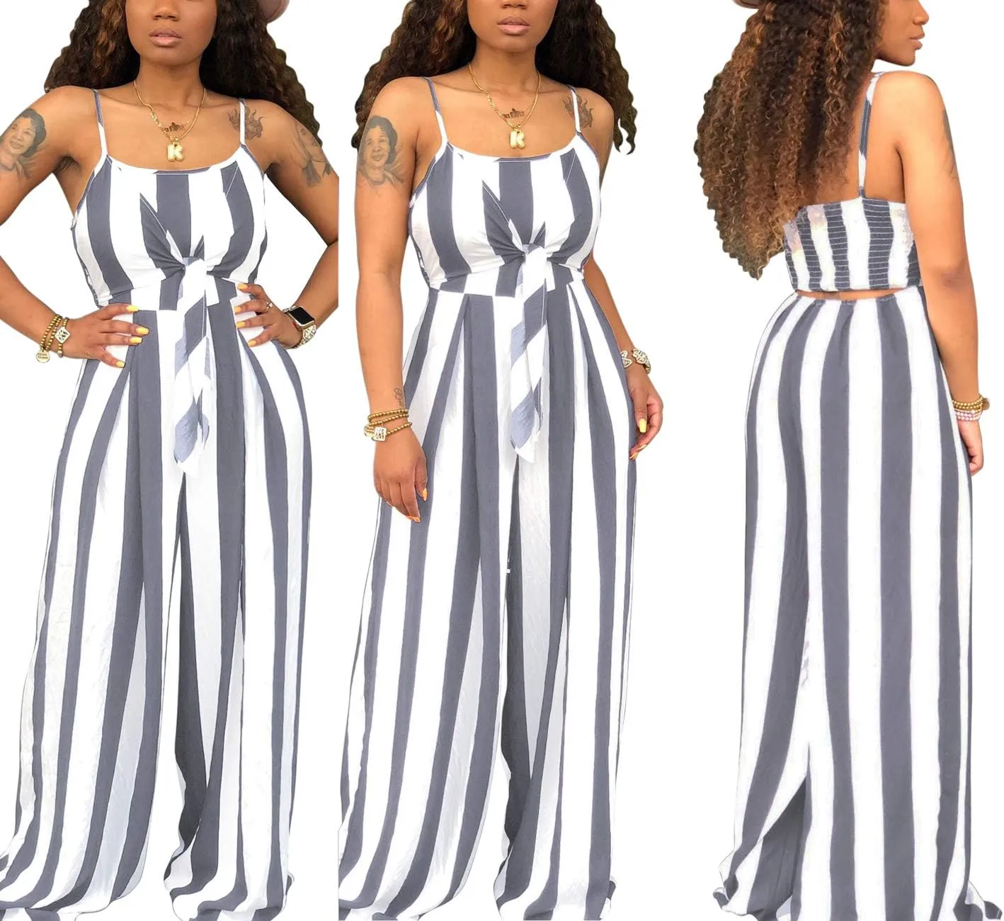 Rompers for Women Sexy Summer Casual Straps Short Pants Jumpsuits with Pockets Zipper
