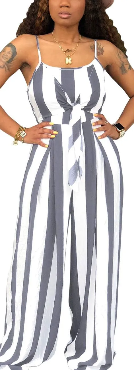 Rompers for Women Sexy Summer Casual Straps Short Pants Jumpsuits with Pockets Zipper