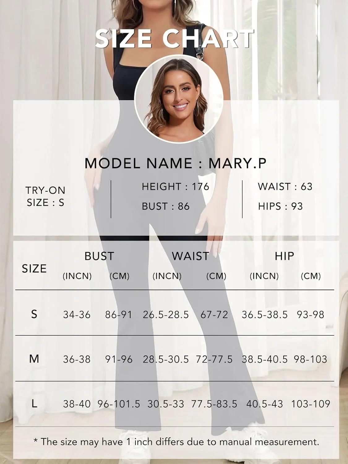 SHAPERIN Jumpsuits for Women Flared Pants Full Length Leggings Yoga Athletic Workout Rompers Casual Unitard Playsuits