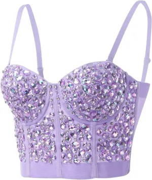 Sparkle Going Out Tank Tops for Women Club Rhinestone Sequin Sparkly Sleeveless Spring Blouses Shiny Camisole Party