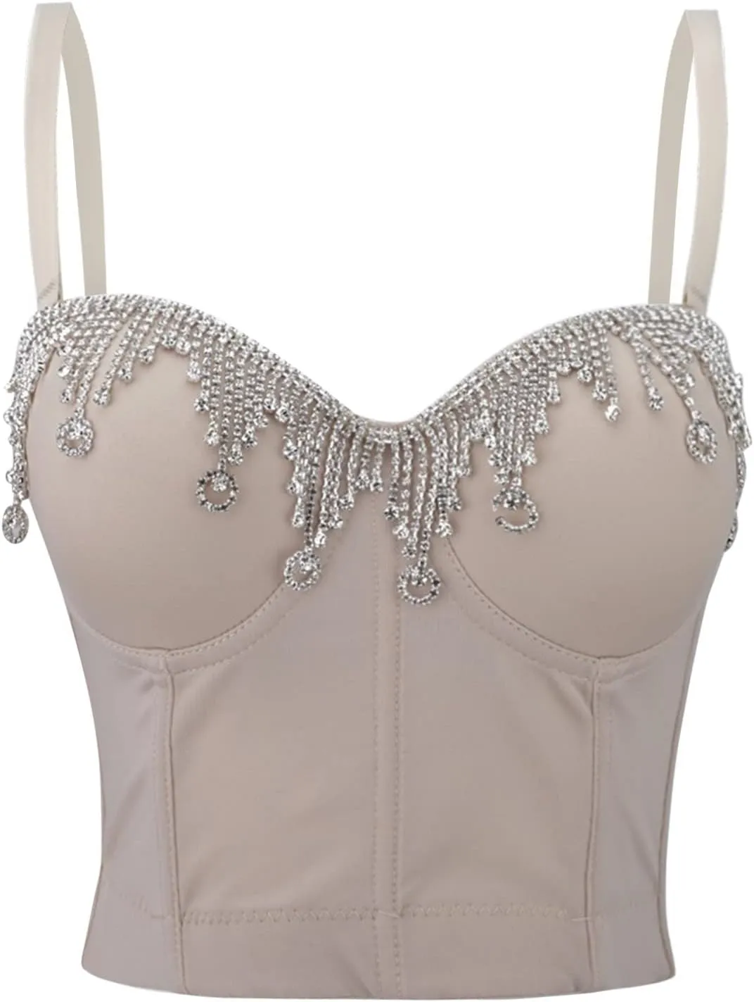 Sparkly Spring Tank Tops for Women Party Rhinestone Sequin Shiny Sleeveless Basic Blouses Sparkle Camisole Club Y2K