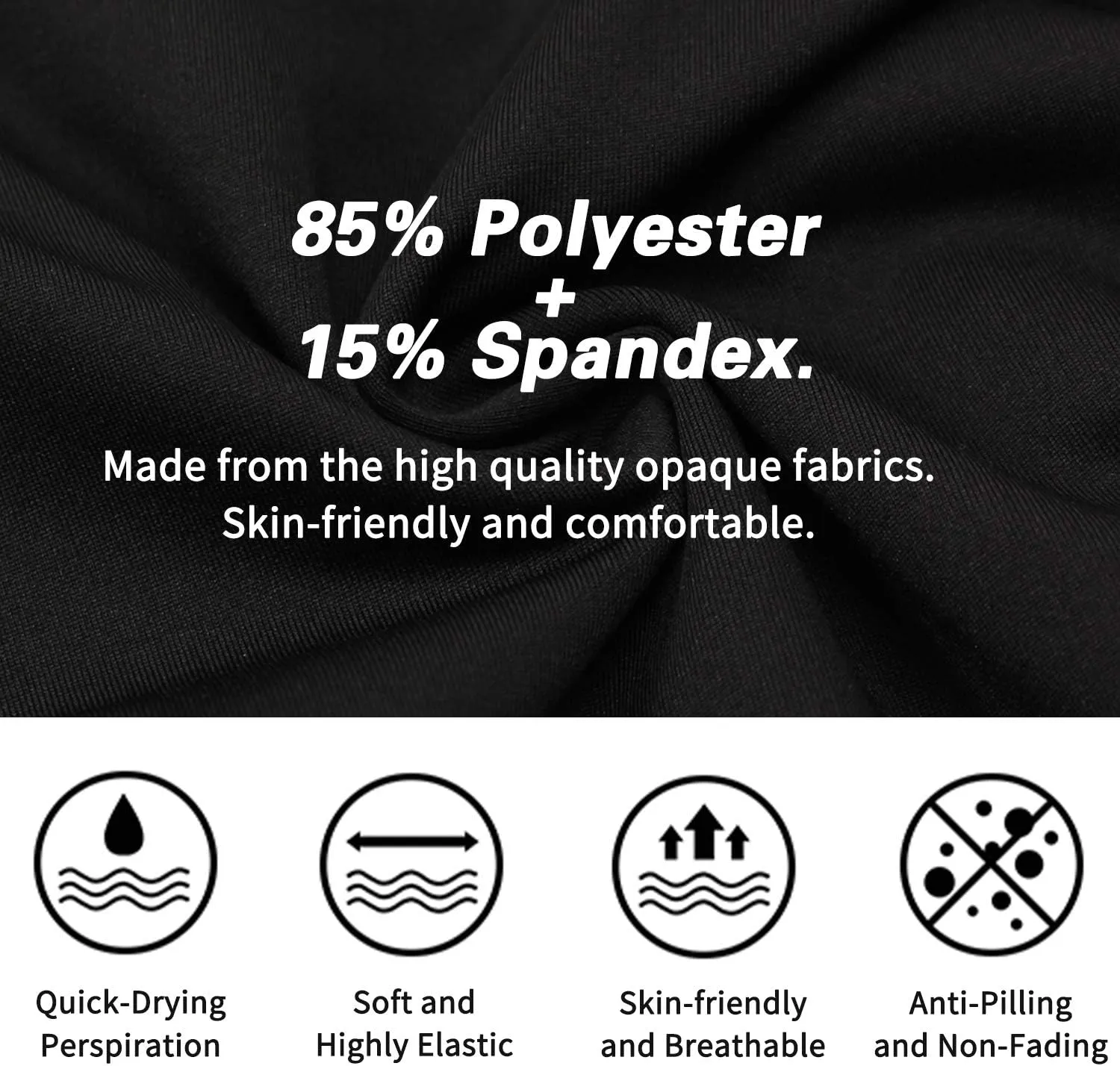 SPVISE 3 Pack Men's Compression Pants Leggings Running Tights with Pockets Cool Dry Workout Base Layer Athletic Gym Pants