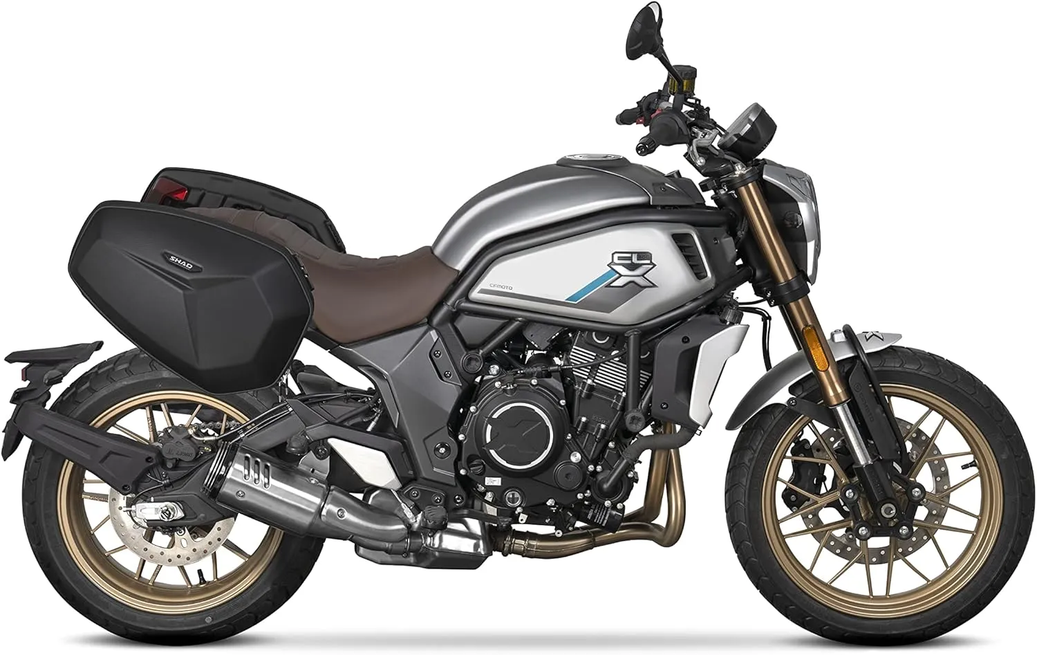 SR Side Bag Holder CFMOTO 700 CL-X Heritage Silver