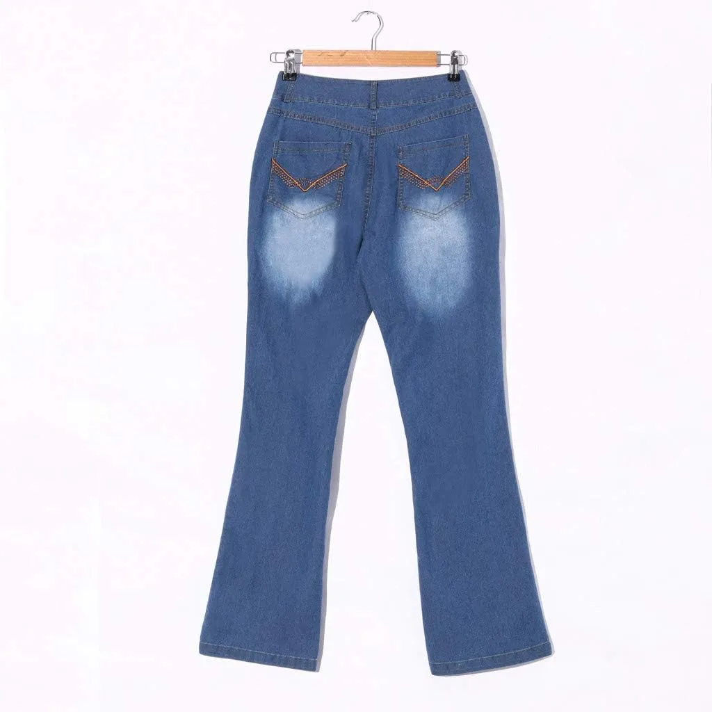 Straight Leg Jeans for Women Jeans Poket Pants Mid Casual Denim Lace Women's Jeans Clothes for Women Black Pants for