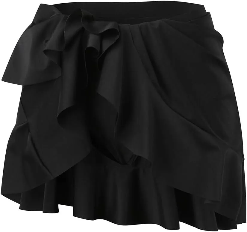 Swim Skirts for Women Swimwear High Waisted Tummy Control Skorts with Built-in Shorts Bathing Suit Bottom