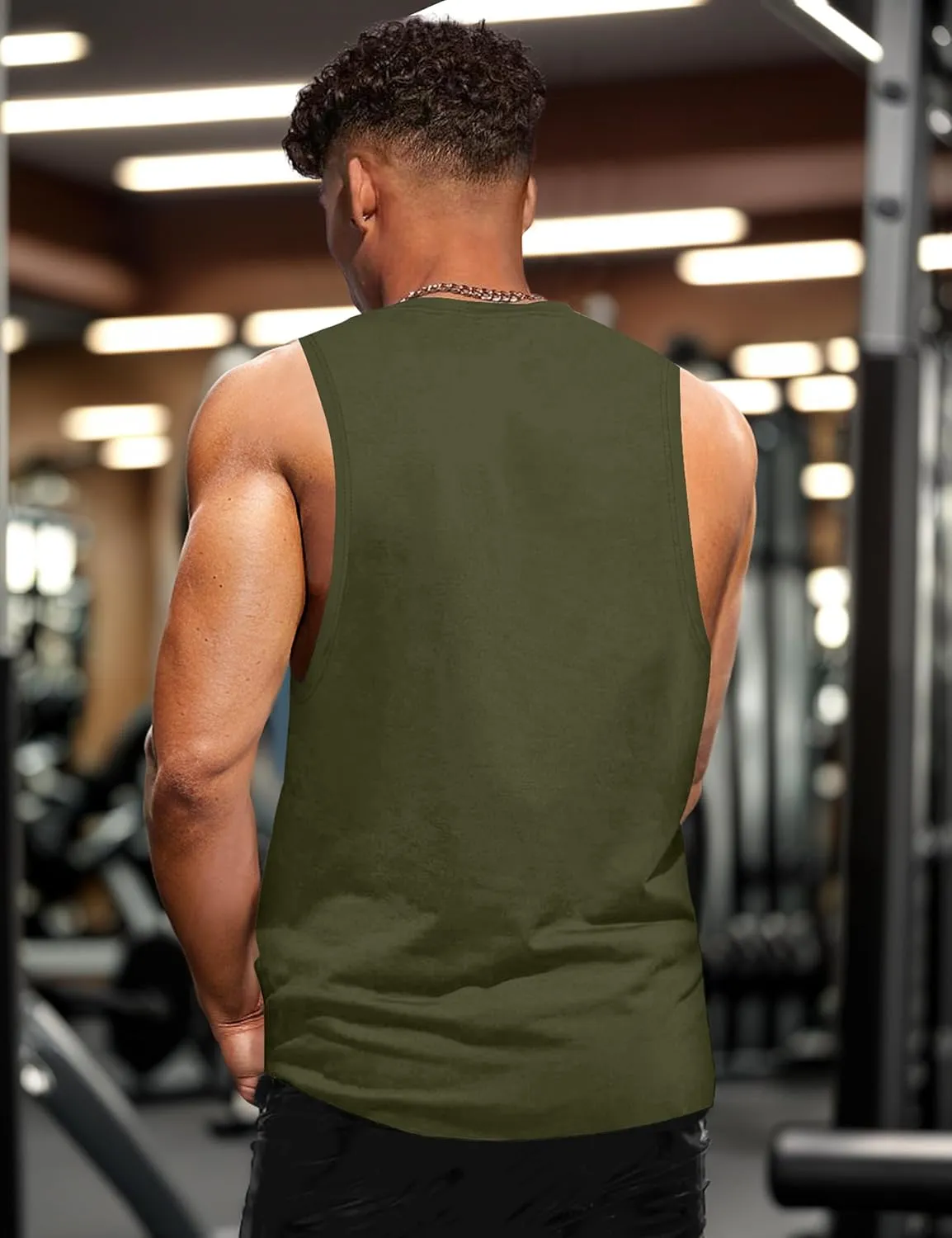 Tank Tops for Men, Sleeveless Workout Shirts for Men Graphic Mens Muscle Tank Tops Workout Athletic Tank Tops for Men