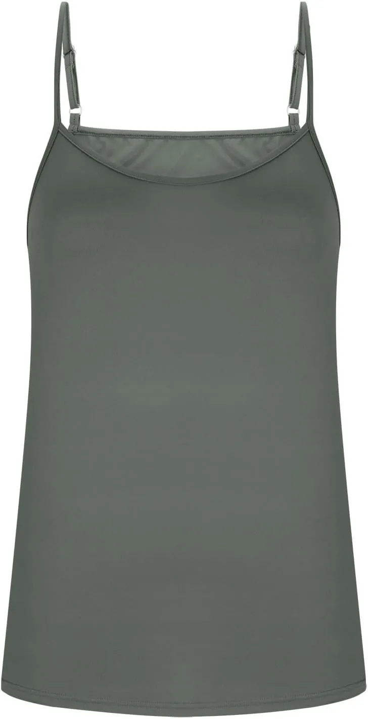 Tank Tops for Women 2025 Adjustable Spaghetti Strap Camisole Scoop Neck Sleeveless Tank Top Casual Summer Trendy Tops