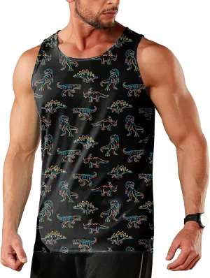 Tank Tops Men Graphic Tank Tops for Men Workout Tank Tops Summer Sleeveless Shirts for Men Sport T-Shirts