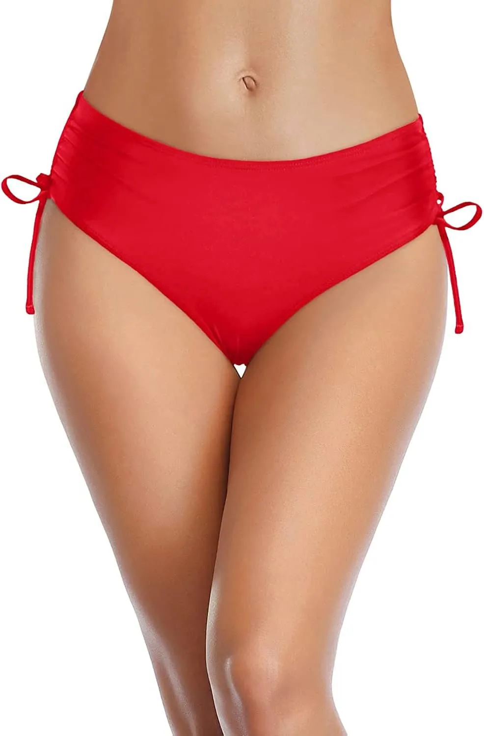 Tempt Me Women Bikini Bottoms Side Tie Adjustable Bathing Suit Swimsuit Full Coverage Swim Bottom