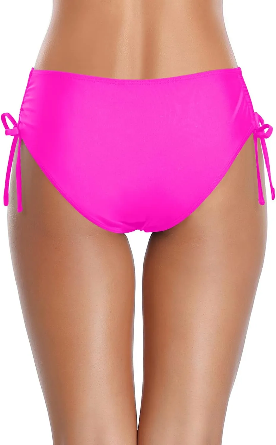 Tempt Me Women Bikini Bottoms Side Tie Adjustable Bathing Suit Swimsuit Full Coverage Swim Bottom