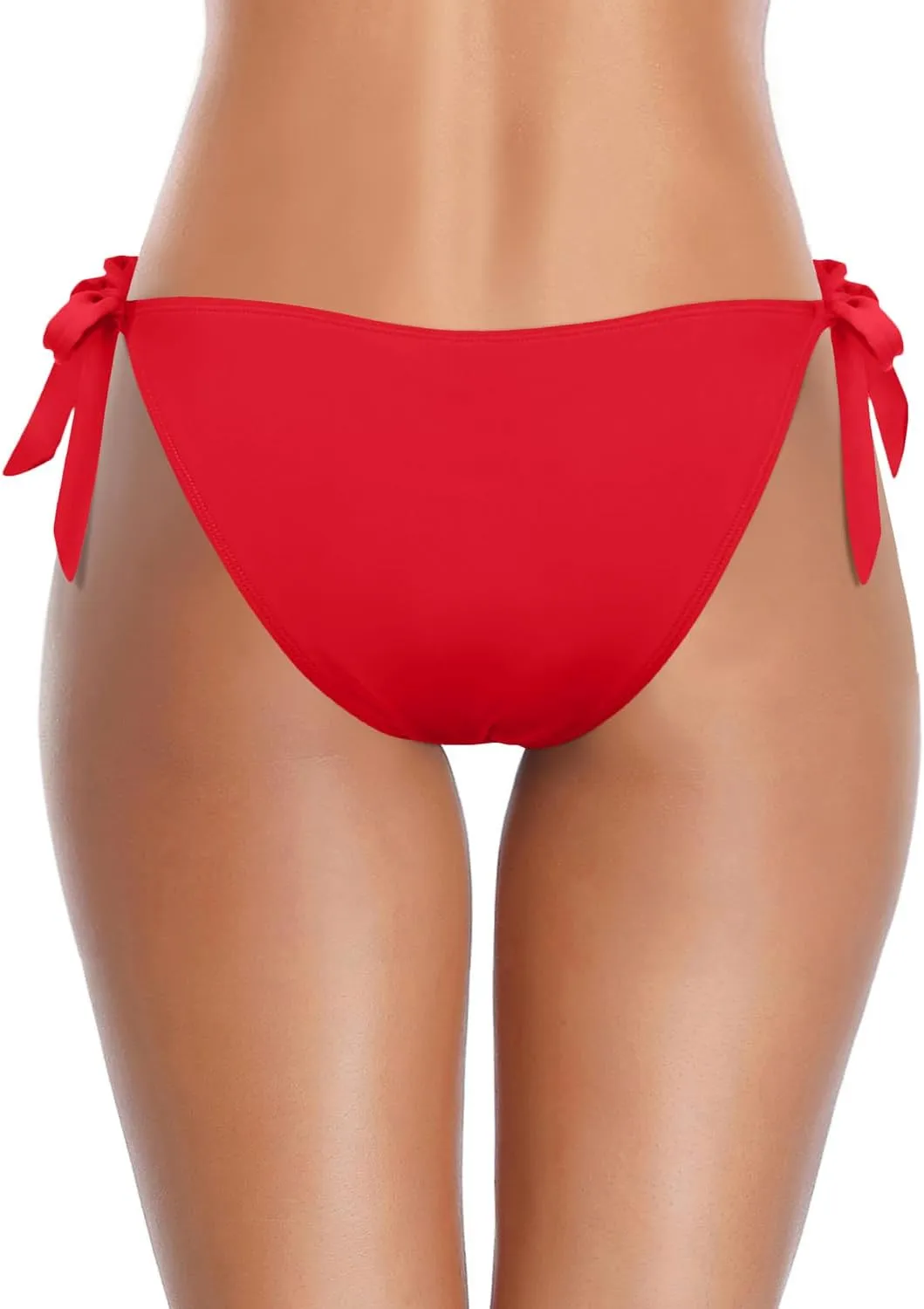 Tempt Me Women Side Tie Bikini Bottoms - String Swim Bottoms Low Rise Bathing Suit Bottoms Cheeky Coverage Swimwear 2025