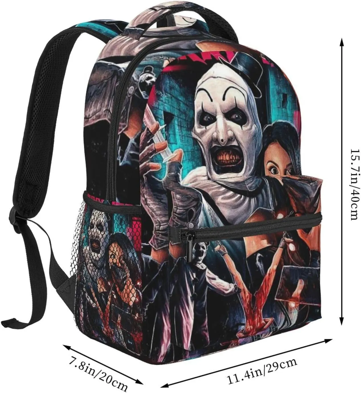 Terri-fier Backpack Lightweight Printed Backpacks Travel Backpack,Leisure Laptop Backpack One Size