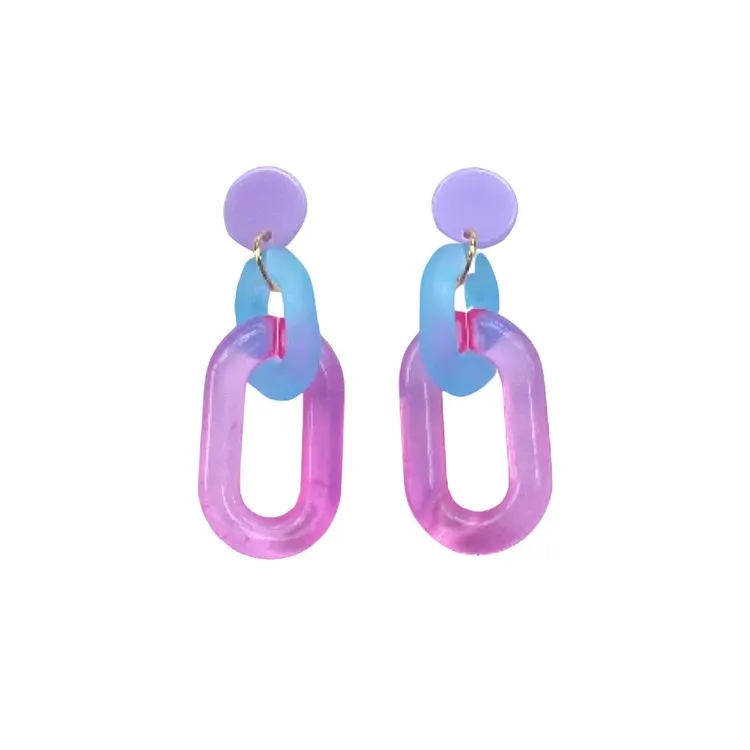 The Vintage Royalty Barbie Earrings (Fuschia)