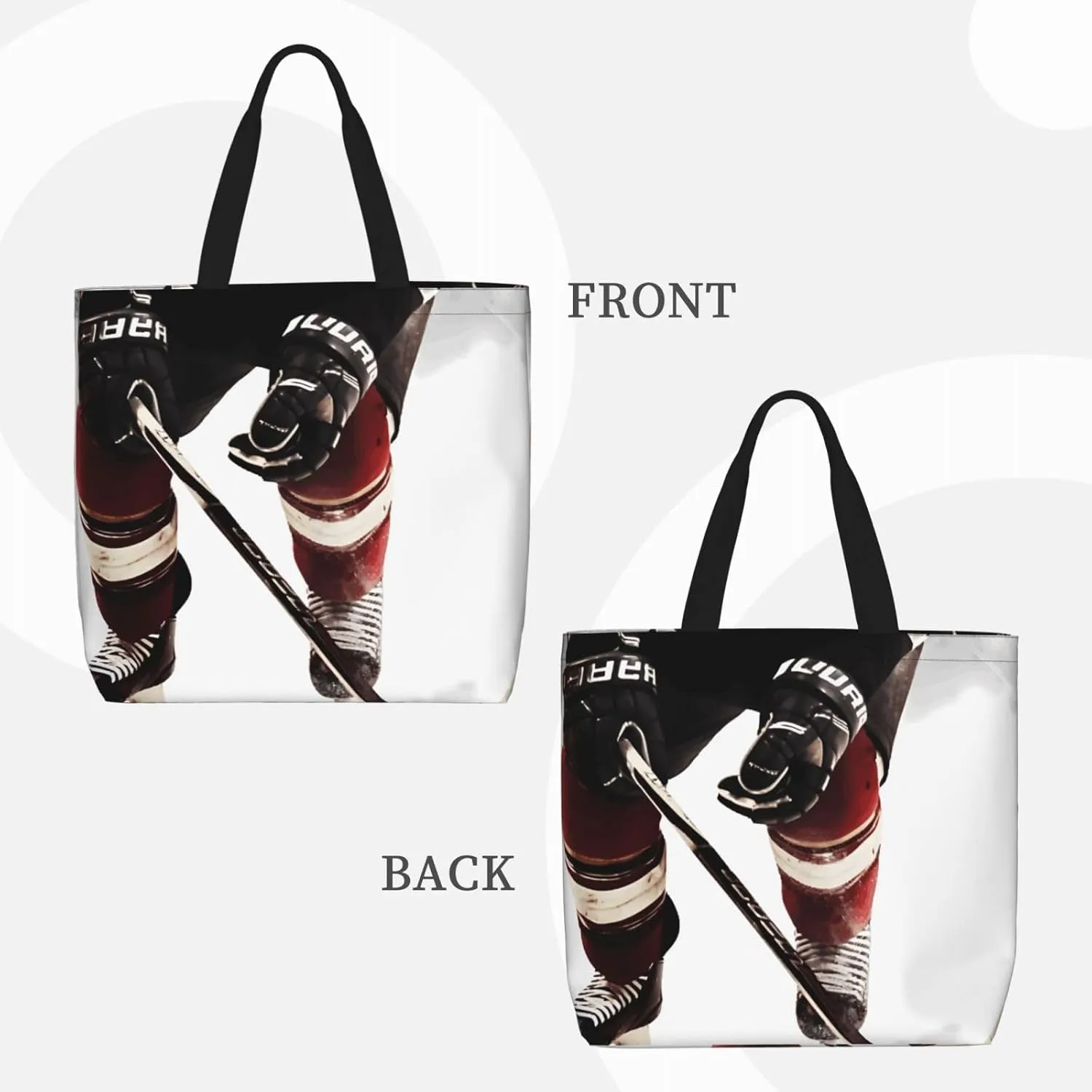 Tote Bag for Women Reusable Grocery Bags Labrador Tote Bag with Inner Pocket Travel Tote for Shopping