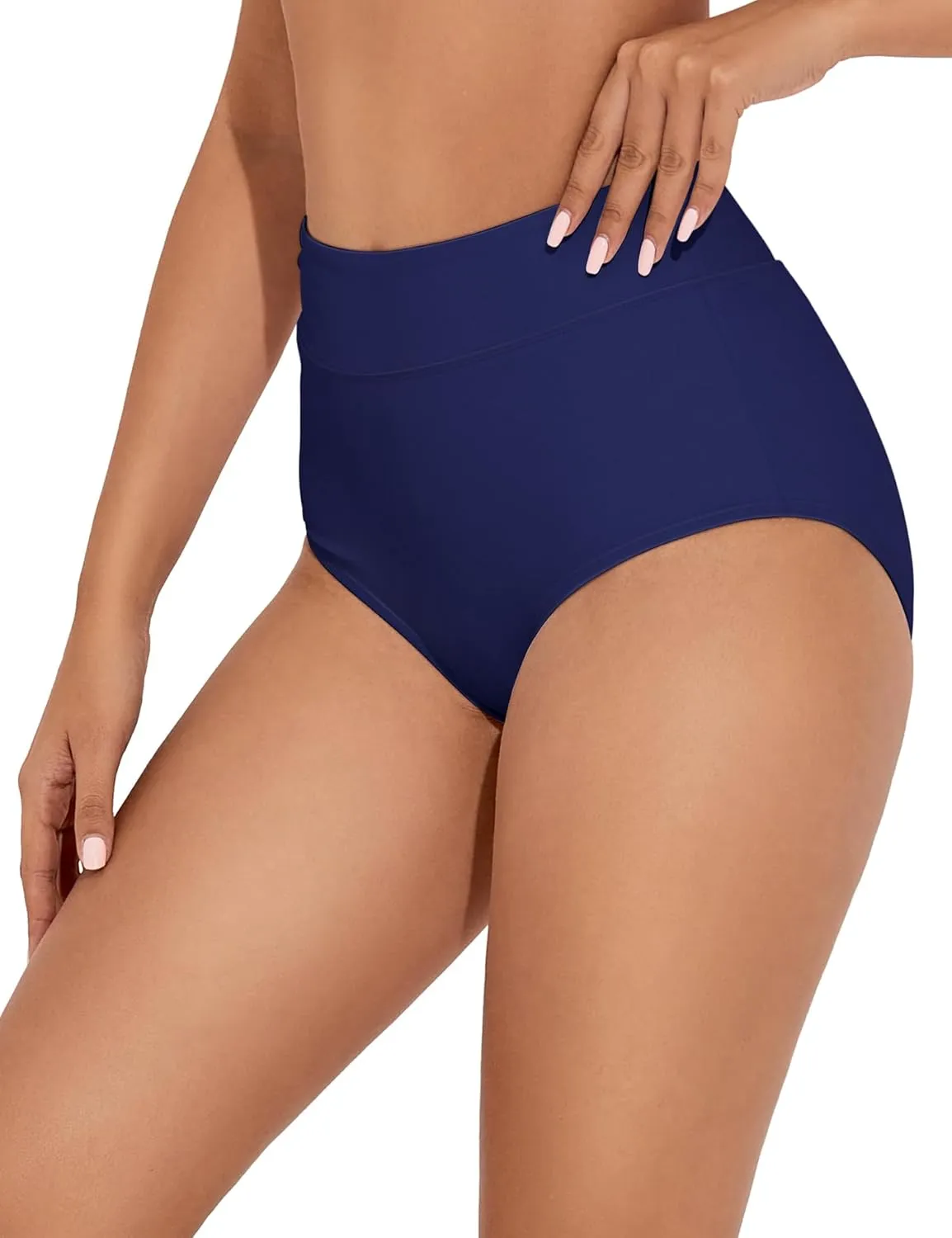 Tournesol Women's Bikini Bottoms High Waisted Bathing Suit Bottoms Full Coverage Swimsuit Briefs