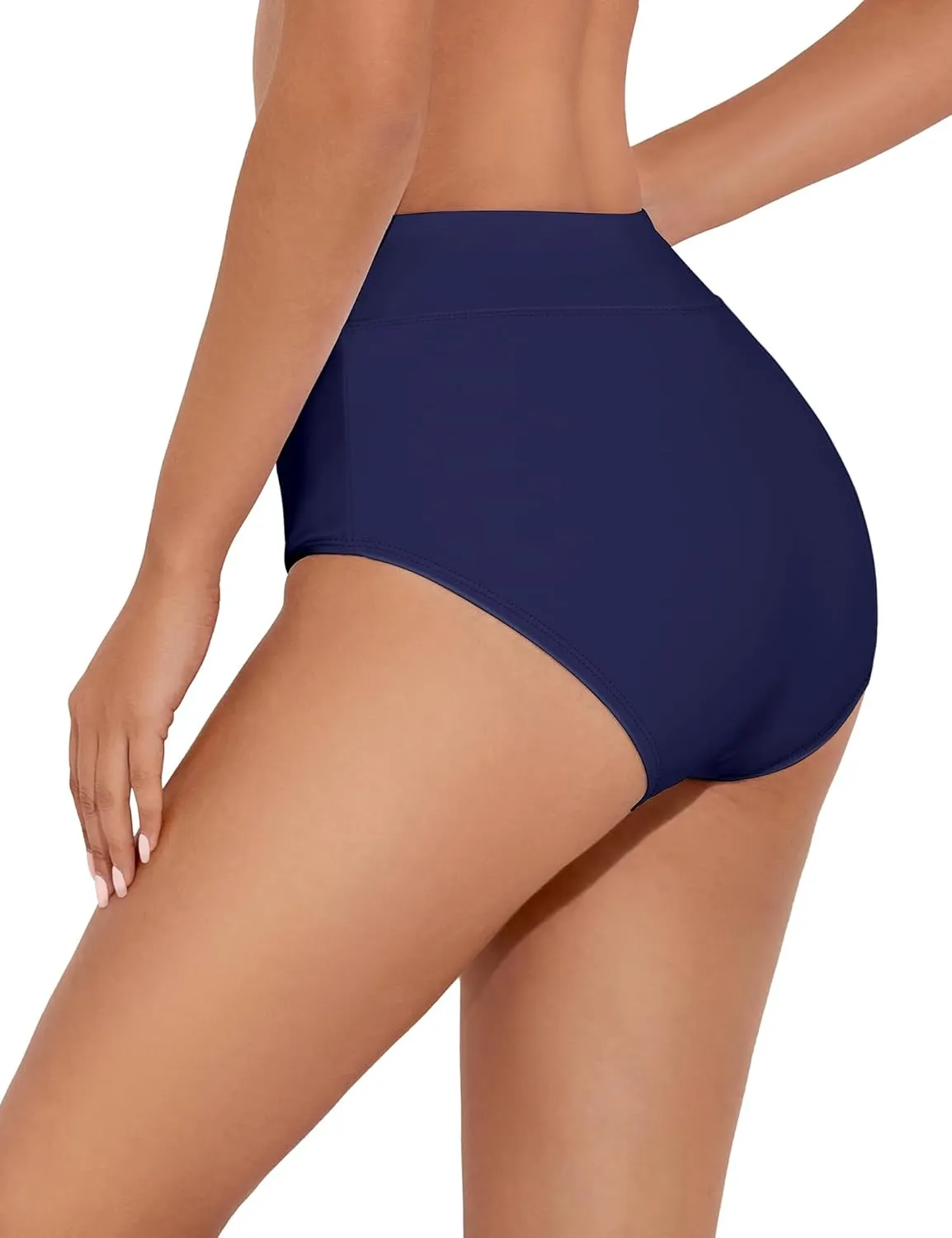 Tournesol Women's Bikini Bottoms High Waisted Bathing Suit Bottoms Full Coverage Swimsuit Briefs