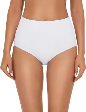 Tournesol Women's Bikini Bottoms High Waisted Bathing Suit Bottoms Full Coverage Swimsuit Briefs