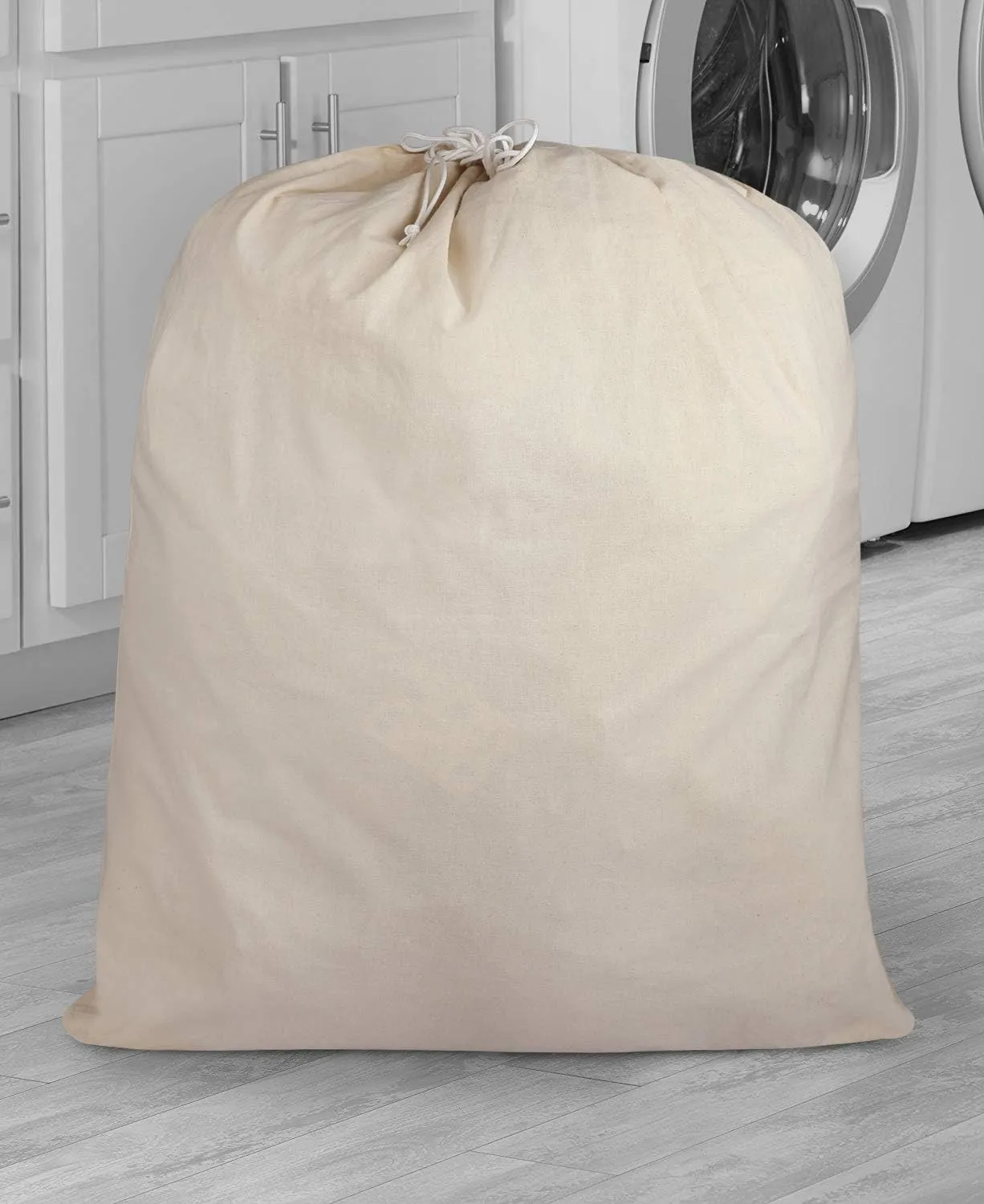 Urban Villa Laundry Bags Canvas|Dirty Clothes Travel Laundry Bag|Machine Washable|Reusable College Hostel Hamper Liner Bag - 1 Pack|Size 28 x 36 Inches