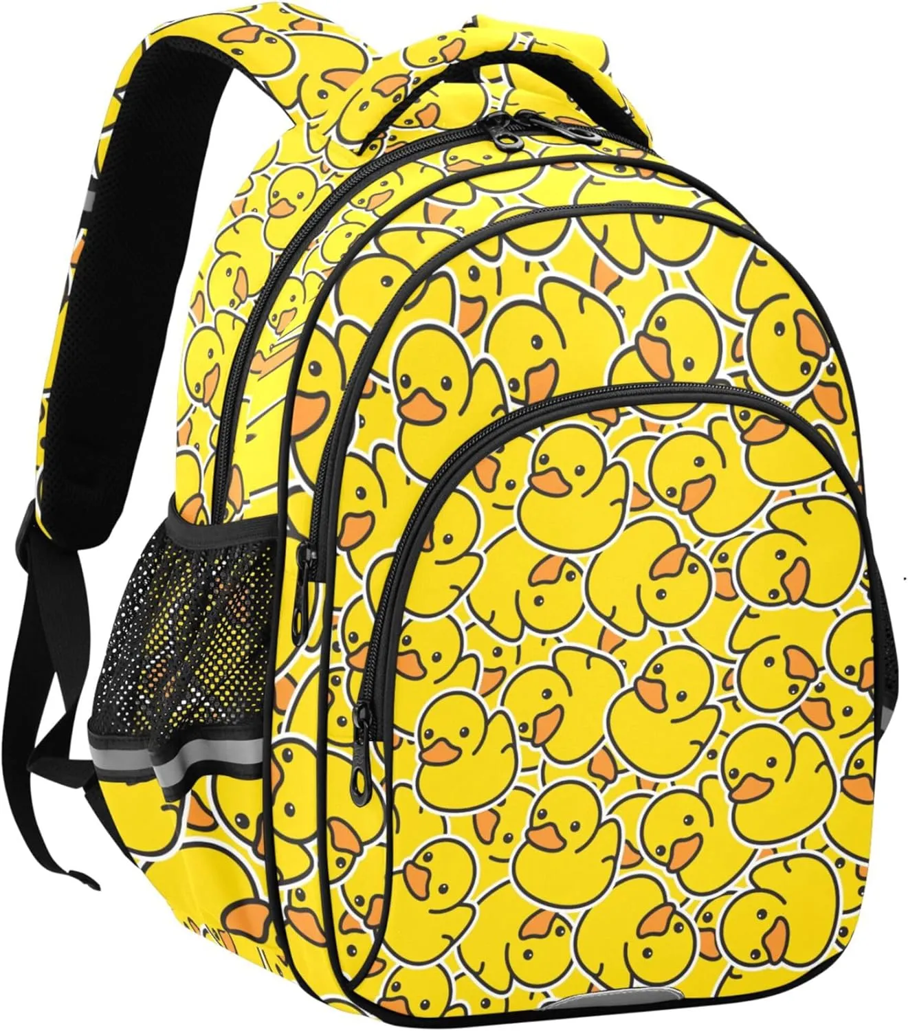 Wamika Yellow Ducks Backpack Farm Cartoon Animals School Backpacks Preschool Book Bag