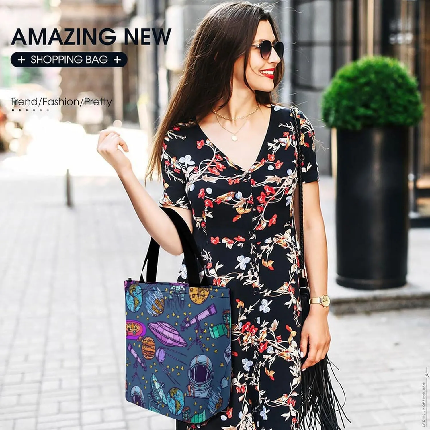 Watercolor Halloweens Pattern Hobo Handbags With Zipper Women's Tote Handbags