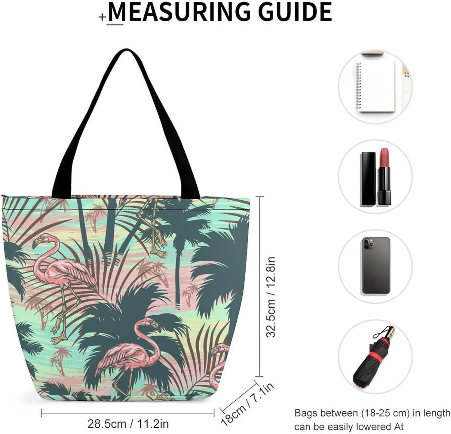 Watercolor Halloweens Pattern Hobo Handbags With Zipper Women's Tote Handbags