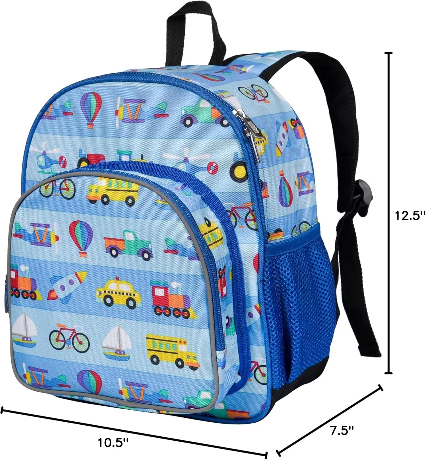 Wildkin 12-inch Kids Backpack  Padded, Adjustable, Ideal for Daycare & Travel - On the Go