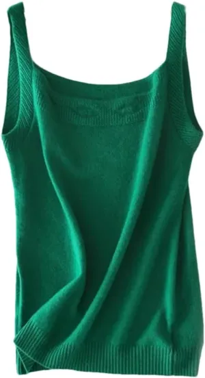 Women Camisole Tops Suspender Flat Neck Vest Camisole Womens Tank Tops
