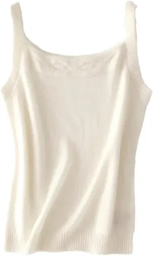 Women Camisole Tops Suspender Flat Neck Vest Camisole Womens Tank Tops