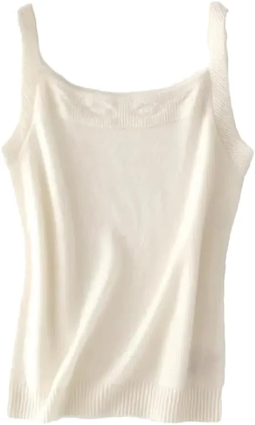 Women Camisole Tops Suspender Flat Neck Vest Camisole Womens Tank Tops