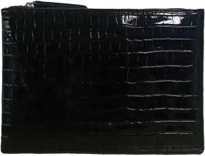Women Envelope Clutch Purse Bag Fashion Crocodile Embossed PU leather Oversized Ladies Evening Party Clutches