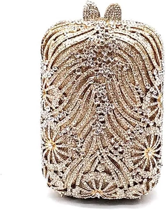 Women Evening Party Handbag Crystal Clutches Classical Purses Bridal Wedding Party Purses