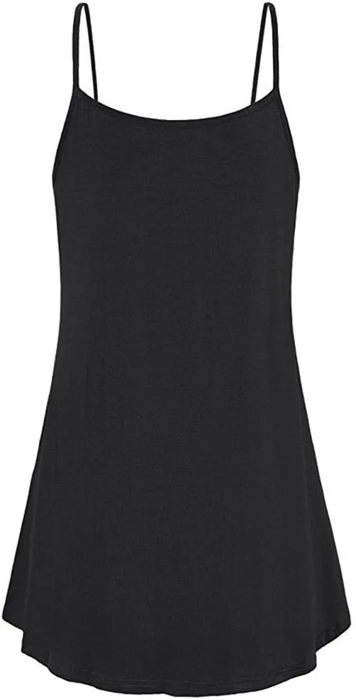 Womens Camisole Tank Tops Flowy Spaghetti Strap Cami Top Sleeveless Button Down Shirts Plus Size Summer Cami Blouses