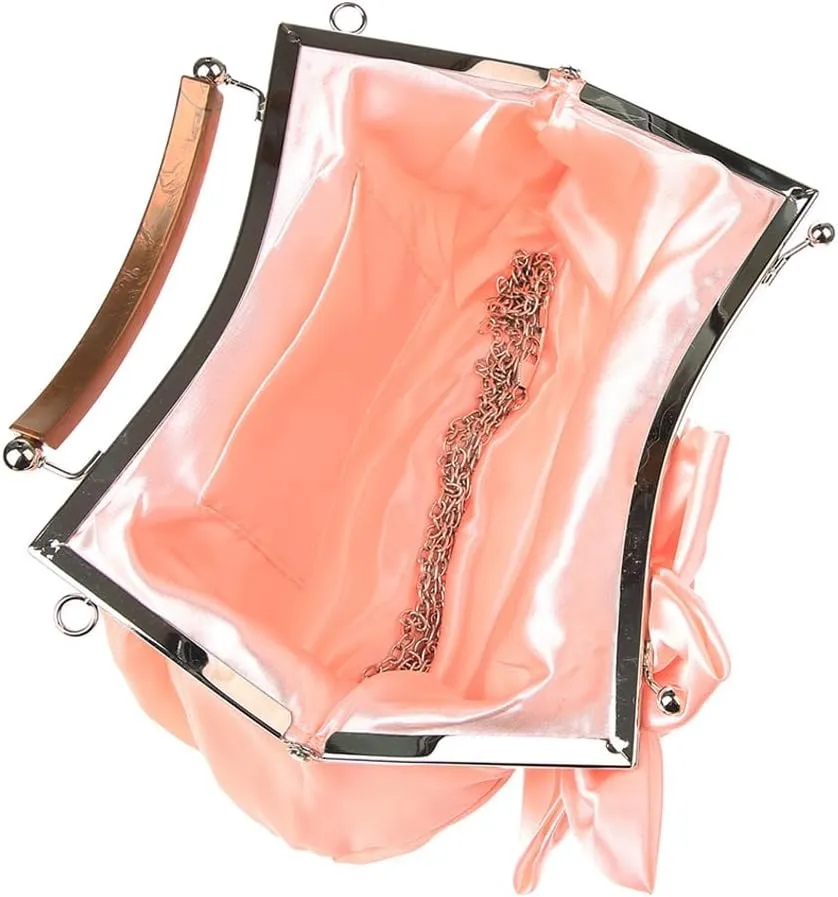 Women's Fashion Flower Evening Handbags Bride and Bridesmaid Wedding Clutches Prom Cocktail Party Handbags