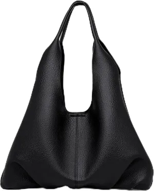 Womens Hobo Bag Large Capacity Shoulder Bag Vegan Leather Handbag Casual Top Handle Bag for Work