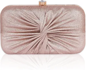 Women's Knot Design Evening Frame Clutch, Purse, Bridal Wedding Clutch Bag, Handbags Purses, Party Clutches
