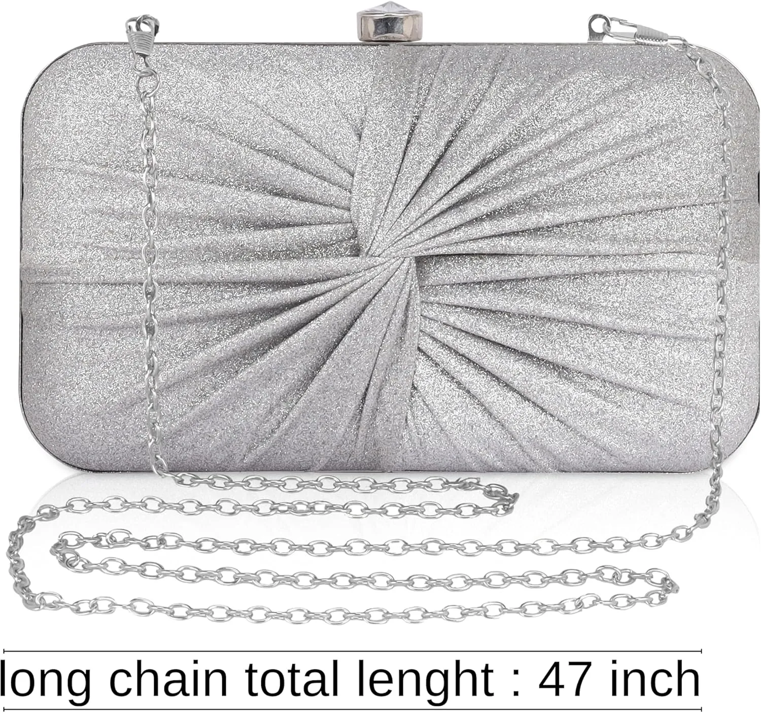 Women's Knot Design Evening Frame Clutch, Purse, Bridal Wedding Clutch Bag, Handbags Purses, Party Clutches