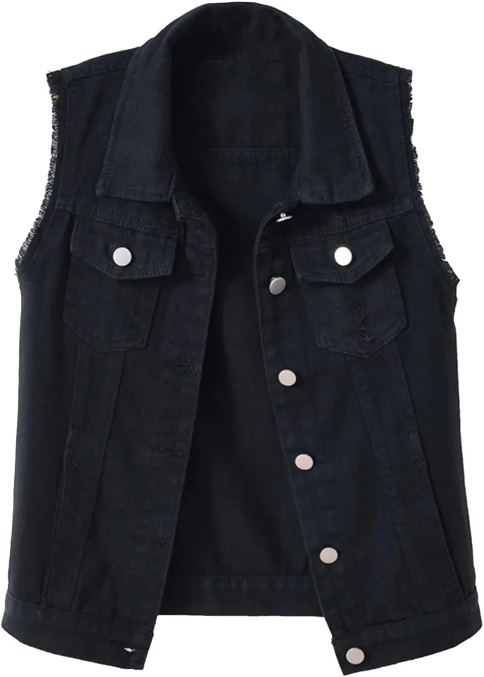 Womens Loose Fit Tank Sleeveless Denim Tank Tops 2024 Summer Dressy Casual Blouses Going Out Lightweight Oversized