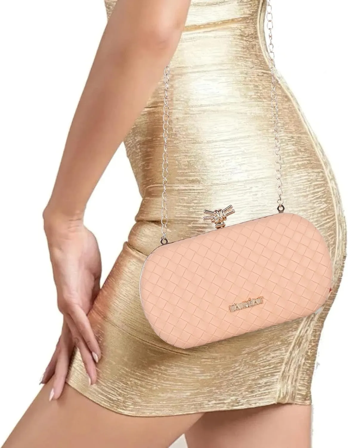 Women's Mat Oval Evening Frame Clutch, Purse, Bridal Wedding Clutch Bag, Handbags Purses, Party Clutches