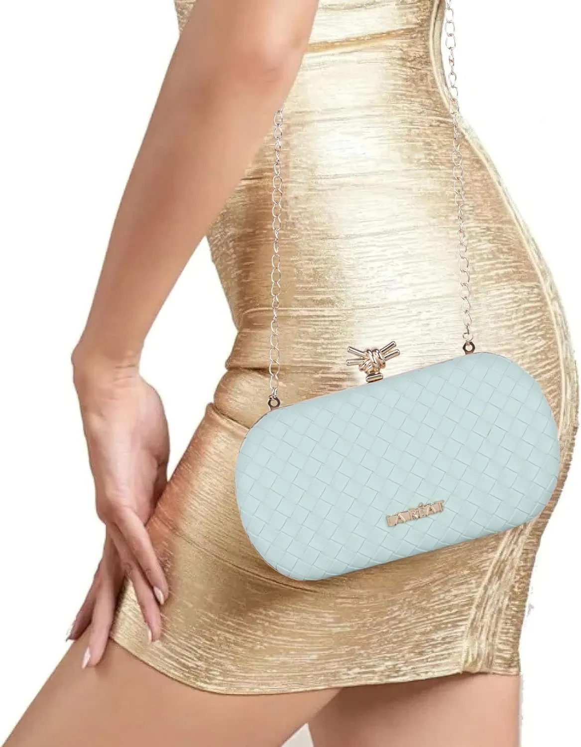 Women's Mat Oval Evening Frame Clutch, Purse, Bridal Wedding Clutch Bag, Handbags Purses, Party Clutches