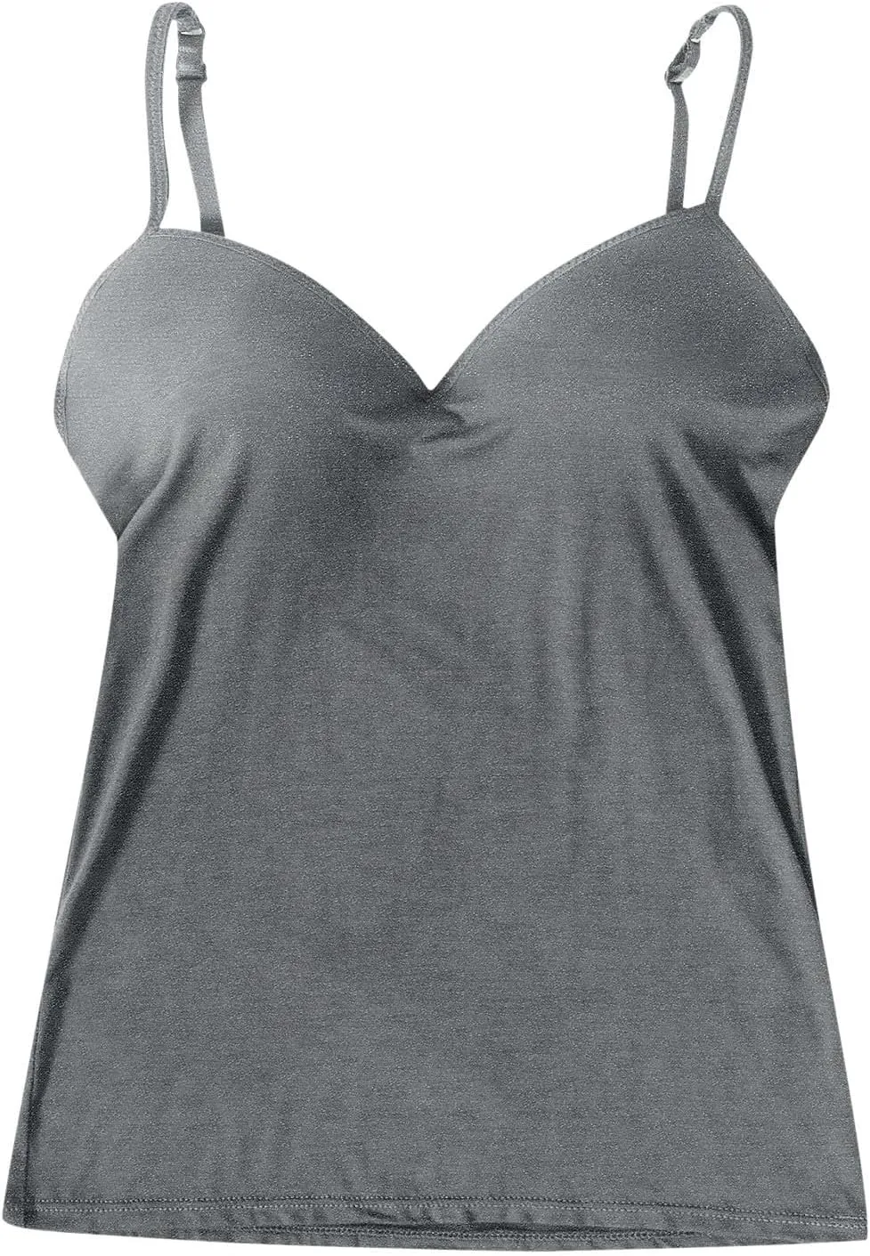 Womens Tank Tops with Built in Bra Adjustable Spaghetti Strap Camisole Shelf Bra Cotton 2025 Summer Clothes