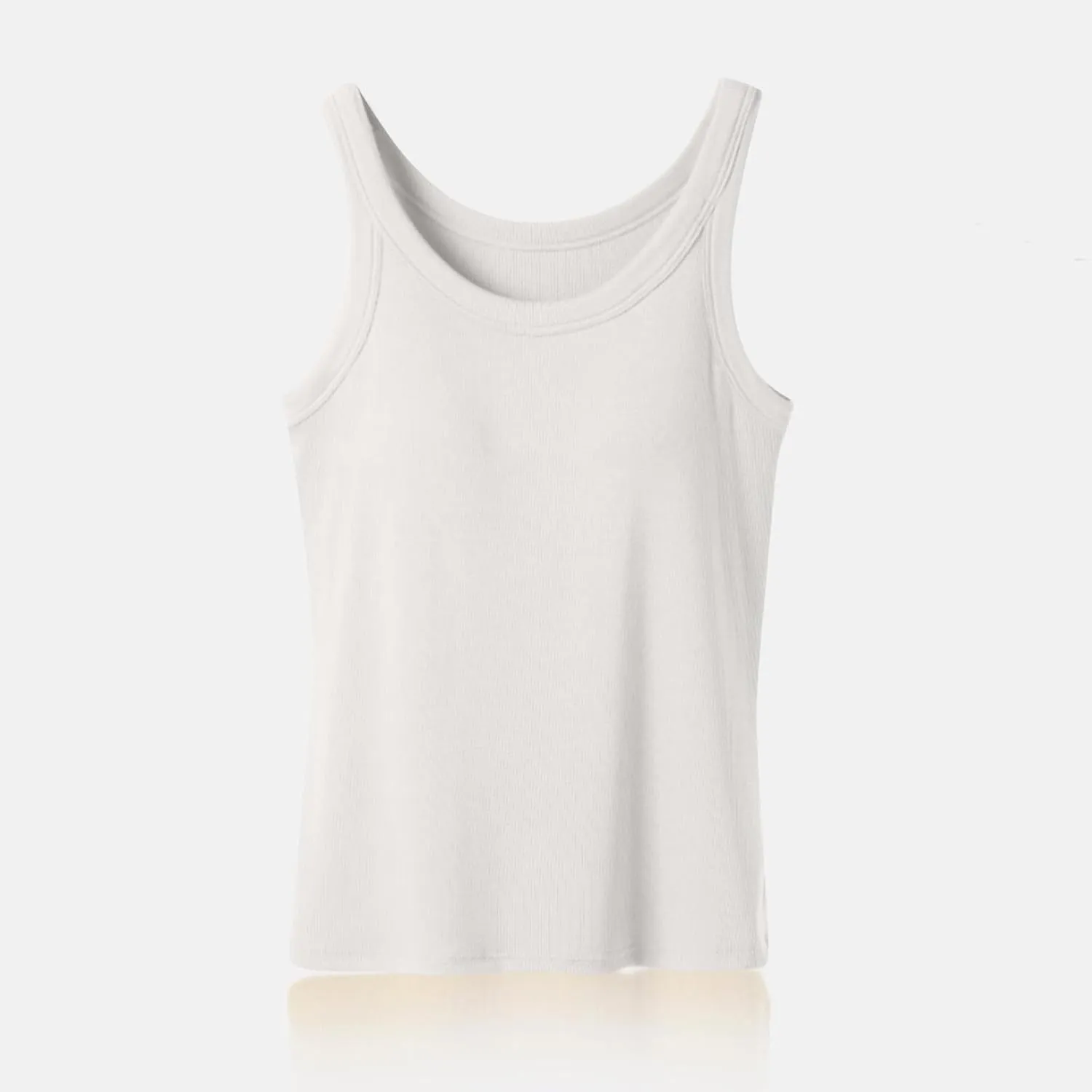 Womens Tank Tops with Built in Shelf Bra Summer Casual Sleeveless Ribbed Blouse Gym Yoga Workout Camisole Shirts