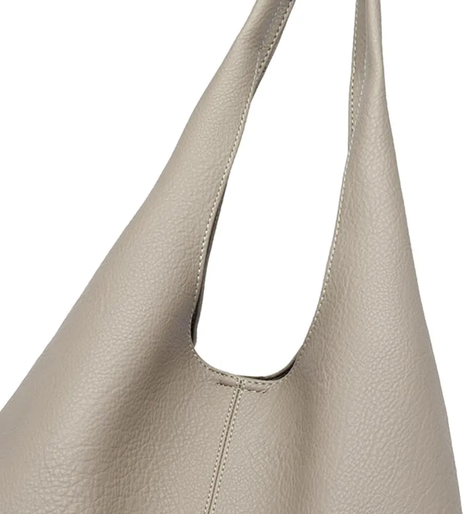 Work Tote Bag Soft Leather Purses for Women's Shoulder Handbags Come with a Zipper Pouch Hobo Bags Vegan Purse