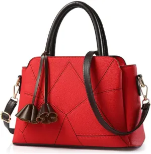 YAQUNICER Women Soft Synthetic PU Leather Satchel Crossbody Bag Large Capacity Top-Handle Handbags Clutches